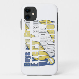 Capa Para iPhone Da Case-Mate Voleibol de Waterboy no azul e no amarelo