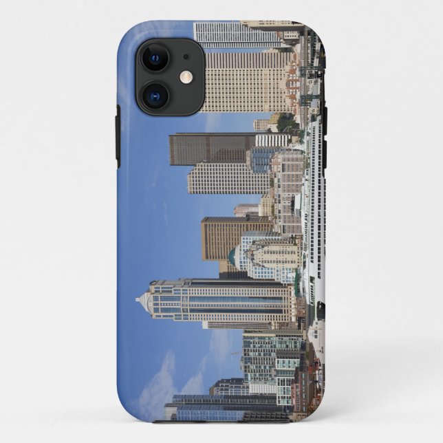 Capa Para iPhone Da Case-Mate WA, Seattle, panorama de Seattle com balsa (Verso)