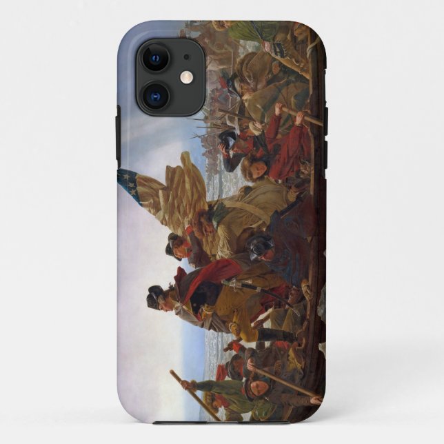 Capa Para iPhone Da Case-Mate Washington que cruza o Rio Delaware (Verso)