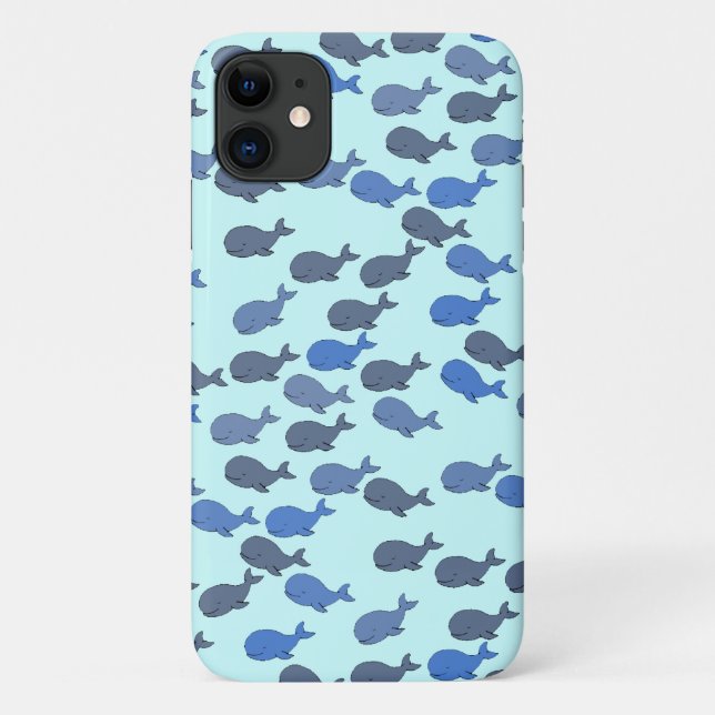 Capa Para iPhone Da Case-Mate Whale cute pattern (Verso)