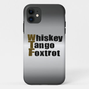 Capa Para iPhone Da Case-Mate Whiskey Tango Foxtrot
