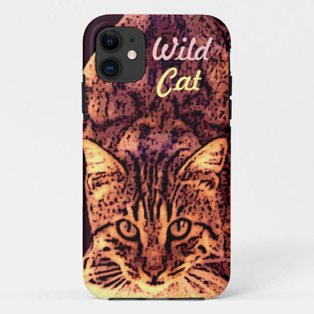 CAPA PARA iPhone DA Case-Mate WILD CAT KITTEN (Verso)
