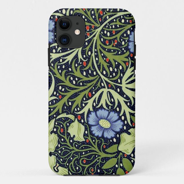 Capa Para iPhone Da Case-Mate William Morris Seaweed Flor Antiquado (Verso)