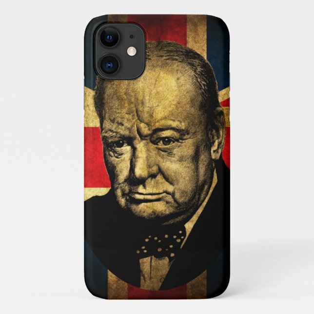 Capa Para iPhone Da Case-Mate Winston Churchill (Verso)