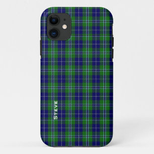 Capa Para iPhone Da Case-Mate Xadrez de Tartan colorida de Douglas do clã
