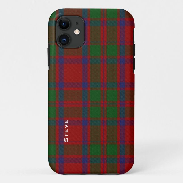 Capa Para iPhone Da Case-Mate Xadrez MacIntosh Clan Tartan (Verso)