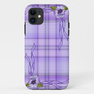 Capa Para iPhone Da Case-Mate Xadrez Pansy Roxo