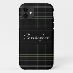 Capa Para iPhone Da Case-Mate Xadrez preta personalizada