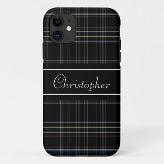 Capa Para iPhone Da Case-Mate Xadrez preta personalizada