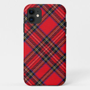 Capa Para iPhone Da Case-Mate Xadrez vermelha de Stewart tartan