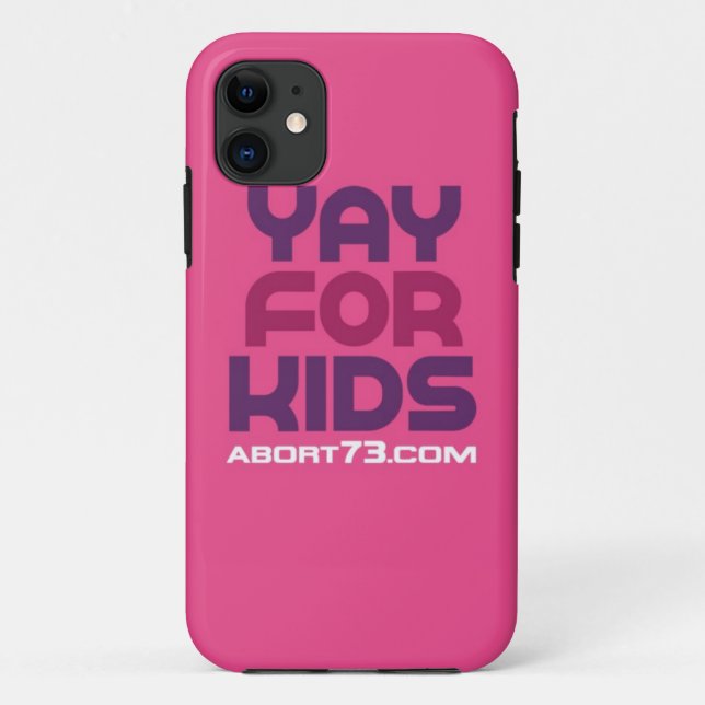 Capa Para iPhone Da Case-Mate Yay para miúdos/Abort73.com (Verso)