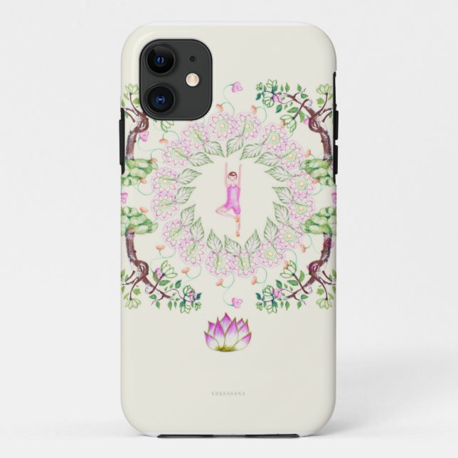 Capa Para iPhone Da Case-Mate yoga Garden VI (Verso)