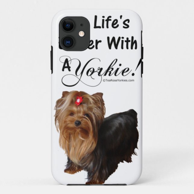 Capa Para iPhone Da Case-Mate Yorkshire terrier (Verso)