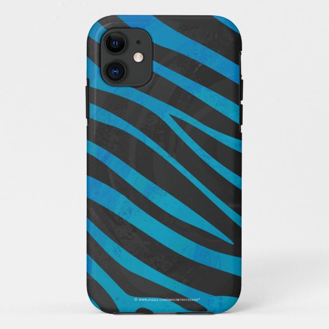 Capa Para iPhone Da Case-Mate Zebra Black e Cinza (Verso)