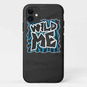 Capa Para iPhone Da Case-Mate Zebra Preta e Azul