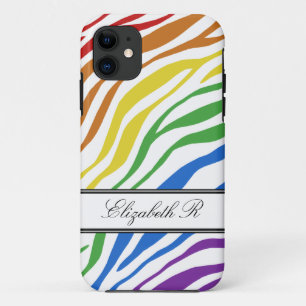 Capa Para iPhone Da Case-Mate Zebra Print Mix Rainbow iPhone 5 Case