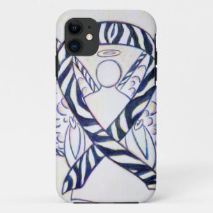 Capa Para iPhone Da Case-Mate Zebra Stripe Sensibilização Fita Angel iPhone 5 Ca