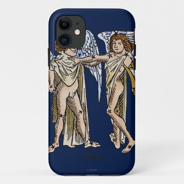 Capa Para iPhone Da Case-Mate Zodíaco: Gêmeos, 1482 (Verso)