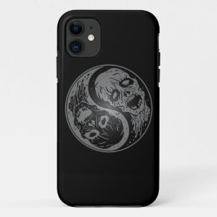 Capa Para iPhone Da Case-Mate Zombis cinzentos e pretos de Yin Yang