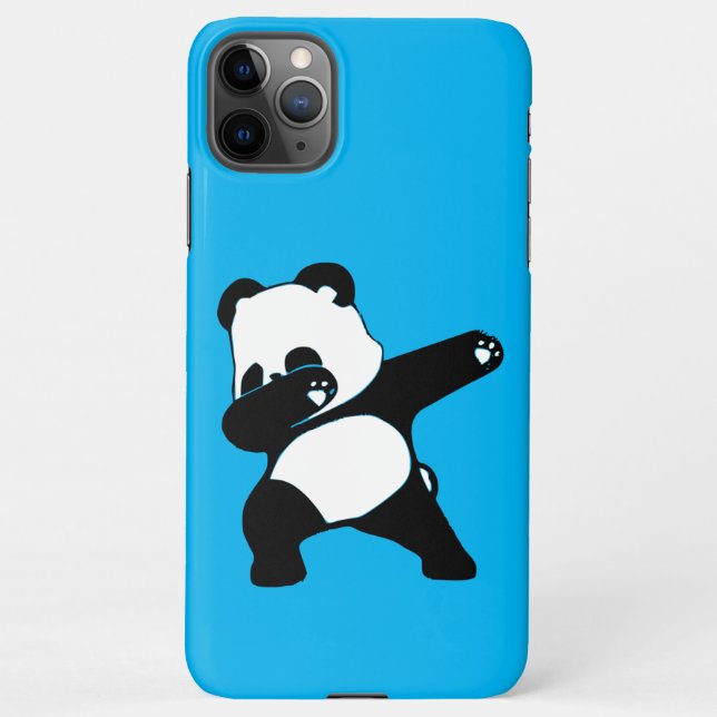 Capa Para iPhone Dabbing Panda (Verso)