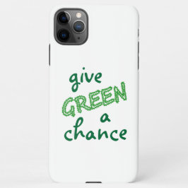 Capa Para iPhone dê uma chance ao GREEN