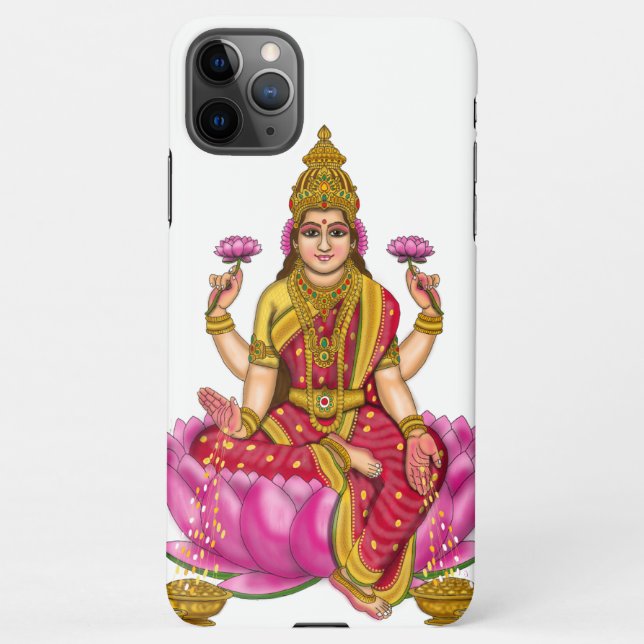 Capa Para iPhone Deusa Lakshmi Cobrir móvel (Verso)