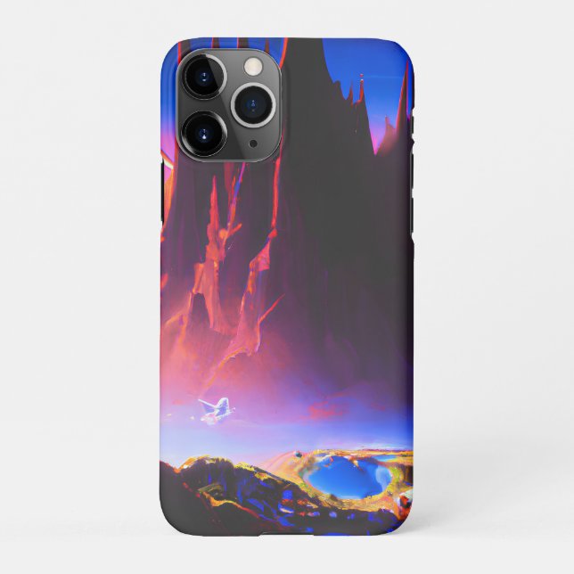 Capa Para iPhone Dream World Oil Painting (Verso)