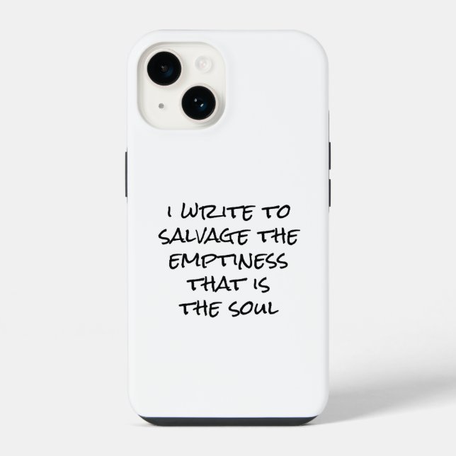Capa para iPhone Escrevo (Verso)