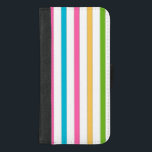 Capa Carteira Para iPhone 8/7 Plus Caixa Colorida de Carteira Stripe Beach<br><div class="desc">Caixa Colorida de Carteira Stripe Beach</div>