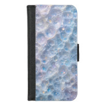 Capa de Celular iPhone 8/7 com Textura de Bolha Az
