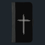 Capa Carteira Para iPhone 8/7 Plus Cruz cristã<br><div class="desc">Cruz cristã</div>