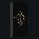 Capa Carteira Para iPhone 8/7 Plus Cruz cristã<br><div class="desc">Cruz cristã</div>