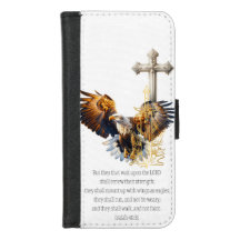 Eagle Cristão Moderno Espada Dourada Cruz Bege