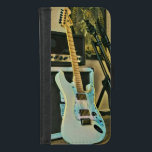 Capa Carteira Para iPhone 8/7 Gifts for guitar lovers<br><div class="desc">This vintage guitar artwork is suitable for guitar players who love playing guitar. it can be given as a gift for a boyfriend,  girlfriend,  or dad on a birthday,  father's day,  or valentine's day. The retro design features cool vintage Gifts for guitar lovers</div>