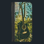 Capa Carteira Para iPhone 8/7 Guitar gift for guitarist<br><div class="desc">This vintage guitar artwork is suitable for guitar players who love playing guitar. it can be given as a gift for a boyfriend,  girlfriend,  or dad on a birthday,  father's day,  or valentine's day. The retro design features cool vintage Guitar gift for guitarist</div>