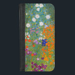 Capa Carteira Para iPhone 8/7 Gustav Klimt Flower Garden Cottage Nature<br><div class="desc">Uma bela pintura de jardim - esta é uma pintura clássica de Gustav Klimt,  chamada Jardim de Algodão,  ou Jardim Bauergarten,  1907,  que é um close up de um jardim floral,  uma pintura floral colorida.</div>
