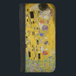 Capa Carteira Para iPhone 8/7 Gustav Klimt - The Biss<br><div class="desc">Kuss Beijo/Der - Gustav Klimt em 1907-1908</div>