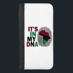 Capa Carteira Para iPhone 8/7 História Negra - É o meu DNA<br><div class="desc">História Negra - É o meu DNA</div>