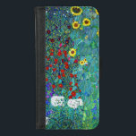Capa Carteira Para iPhone 8/7 Jardim de fazenda com girassóis, Gustav Klimt<br><div class="desc">Gustav Klimt (14 de julho de 1862 - 6 de fevereiro de 1918) foi um pintor simbólico austríaco e um dos membros mais proeminentes do movimento Secessão de Viena. Klimt é notado por suas pinturas, murais, esboços, e outros objetos de arte. Além de suas obras figurativas, que incluem alegorias e...</div>