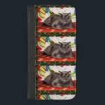 Capa Carteira Para iPhone 8/7 Plus Mala de carteira do Cat iPhone<br><div class="desc">Esta carteira é personalizada desenhada com a minha fotografia de um gato nela.</div>