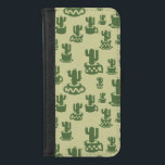 Capa Carteira Para iPhone 8/7 Succulent cactus silhouette in cups and pots<br><div class="desc">Simple colored drawing cactus silhouette in cups and pots</div>