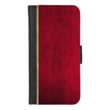 Telefone do couro da camurça e caixa de cartão à