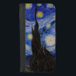 Capa Carteira Para iPhone 8/7 Vincent Van Gogh - A noite de Starry<br><div class="desc">A Noite Estrelada / La nuit etoilee - Vincent Van Gogh em 1889</div>