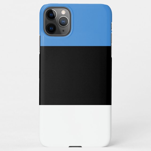 Capa Para iPhone Estonia flag Phone Case (Verso)