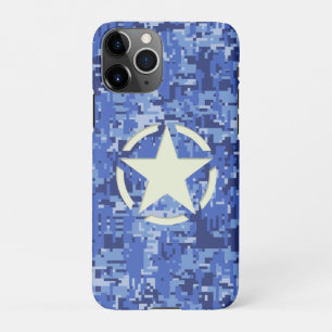 Capa Para iPhone Estrelar no fundo da Camo do Marinho