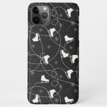 Figura Skates patinando em cinzas escuras