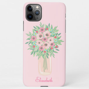 Capa Para iPhone Flor rosa bonito