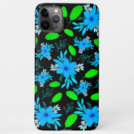 Capa Para iPhone Flores do Flor Azul Tranquilo Cobrir