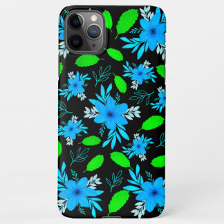 Capa Para iPhone Flores do Flor Azul Tranquilo Cobrir