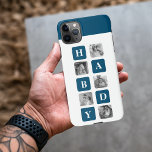Capa Para iPhone Foto Azul de Colagem Moderna Melhor Hubby Nunca Pr<br><div class="desc">O "Modern Collage Photo Best Hubby Ever Gift" é um presente personalizado de fotos que mostra uma coleção de fotos com os melhores momentos compartilhados entre você e seu amado marido. Esta versão em particular apresenta um tema azul, fazer e adição contemporânea a qualquer decoração.Este presente é perfeito para ocasiões...</div>